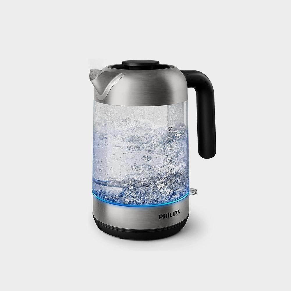 Glass Kettle Stainless Steel, Crystal 2200W 1 7L, Mid Entry Light Status Indicator – Image 4