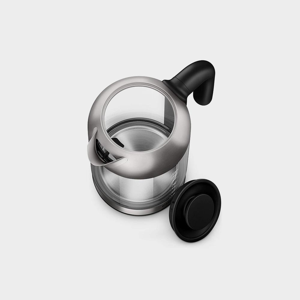 Glass Kettle Stainless Steel, Crystal 2200W 1 7L, Mid Entry Light Status Indicator – Image 3