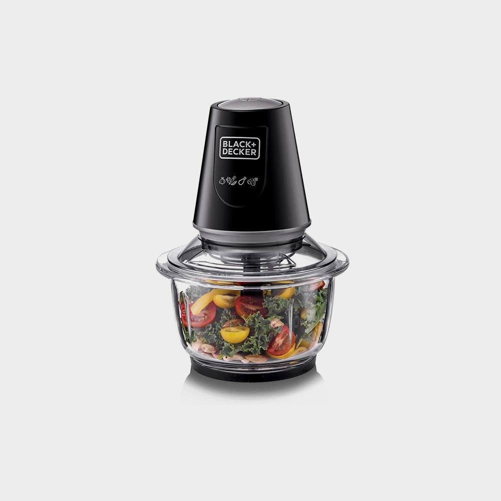 Vertical Glass Chopper/Mincer Glass Bowl Capacity With Removable Four Blade System – Image 2