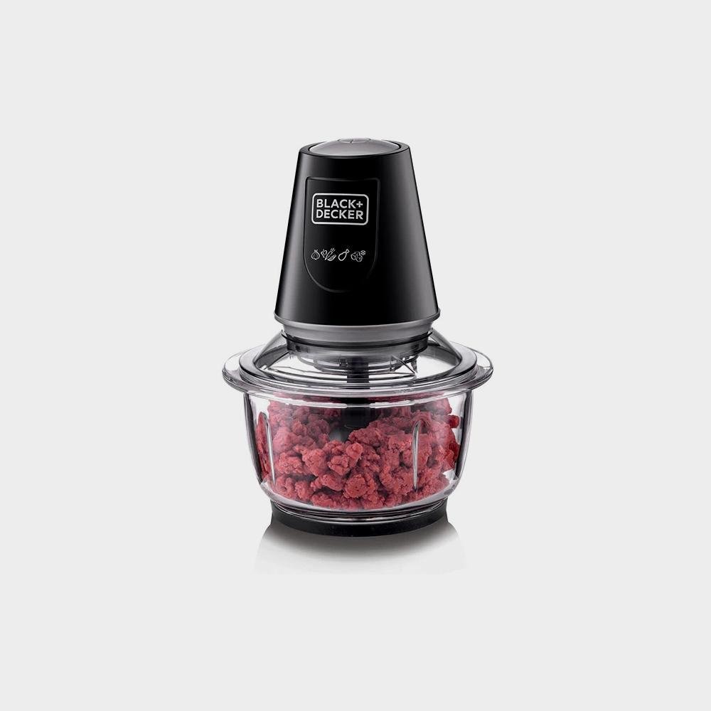 Vertical Glass Chopper/Mincer Glass Bowl Capacity With Removable Four Blade System – Image 3